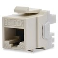 Belden 1-PORT MOD JACK 8W8P UTP, T568A/B CAT6A IP10 KEYCONNECT, 10GX DARK GREEN AX104155